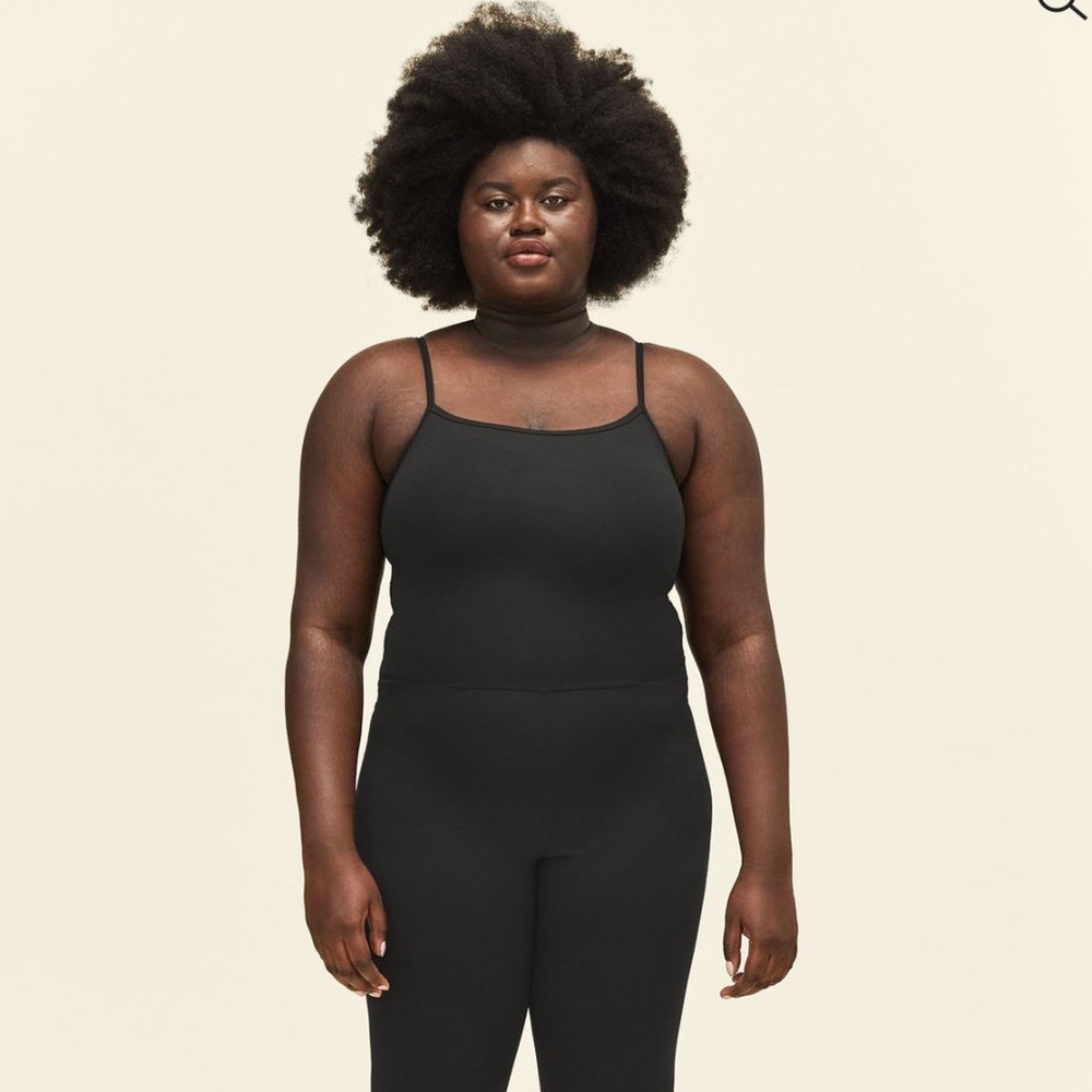 Girlfriend Collective Unitard Small Black EUC